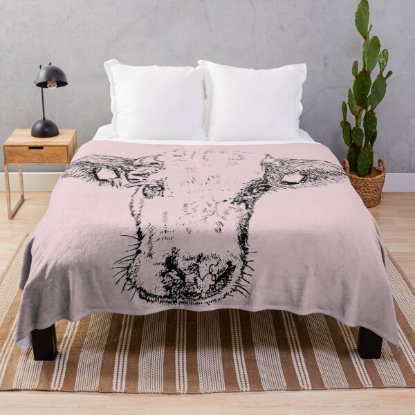 Item preview, Dairy Cow - (#EED4D9) designed and sold by The Stippler Process.
