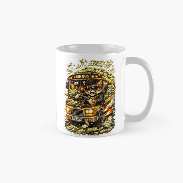 Item preview, Cash Bus Boss Cat Driver Money Hustle Streetwear Sticker Design designed and sold by Busdriverstore.