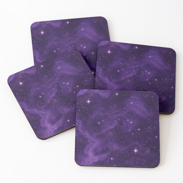 Item preview, Purple Galaxy Sky with Glowing Stars designed and sold by Kritiveemporio.