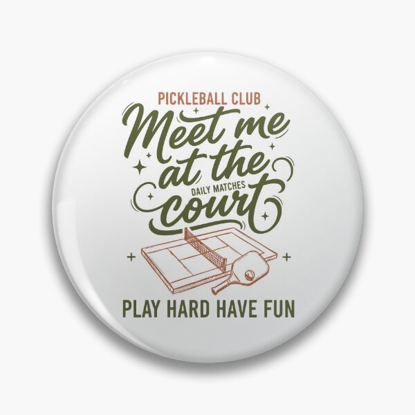Item preview, Pickleball Court Meet Me At The Court Play Hard designed and sold by LuminOrb.