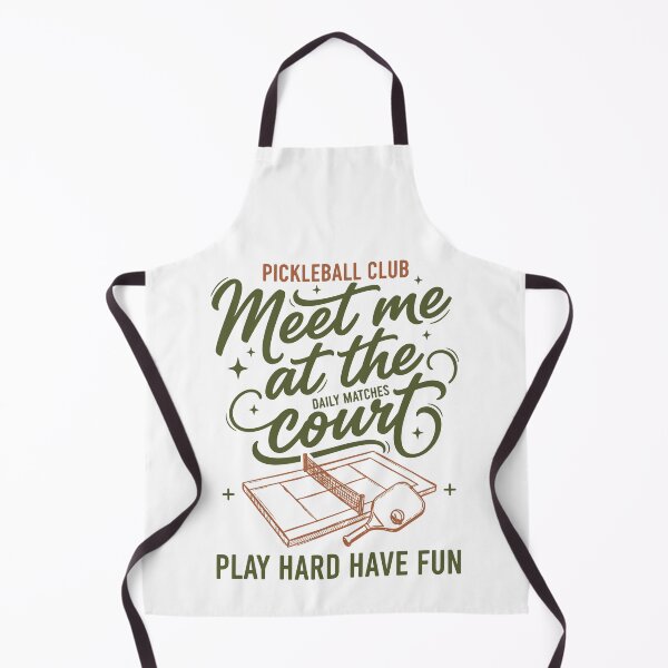 Item preview, Pickleball Court Meet Me At The Court Play Hard designed and sold by LuminOrb.