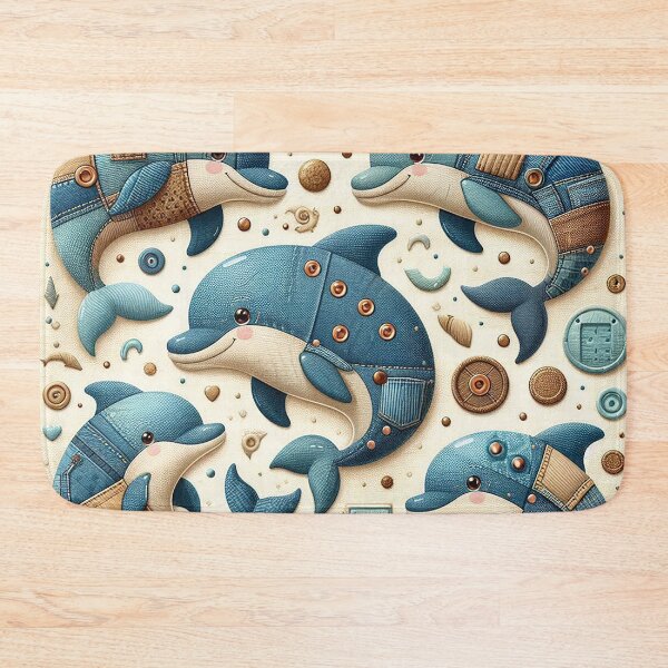 Item preview, Denim Dolphin Spirit  designed and sold by Vanich-Panich.