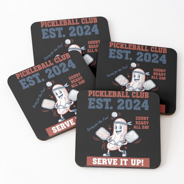 Item preview, Pickleball Club Est 2024 Serve It Up Funny Player designed and sold by LuminOrb.