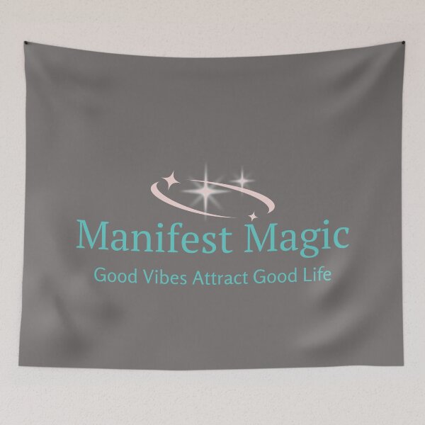 Item preview, Good Vibes Design | Energy Flows Manifestation Sticker designed and sold by CosmicQuietStudio.
