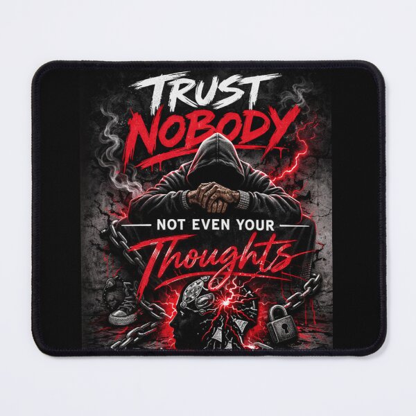 Item preview, Trust Nobody Not Even Your Thoughts – Streetwear Grunge Quote ?️ designed and sold by Obinne.