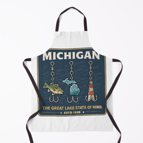 Item preview, Michigan Fishing Lures T-Shirt designed and sold by Matinez Pink.