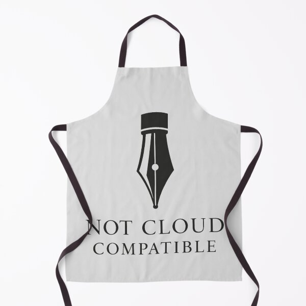 Item preview, Not Cloud Compatible Minimalist Art Writing designed and sold by SplashTastic.