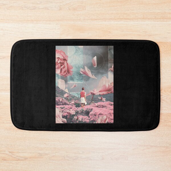 Item preview, Surreal Pink Landscape Giant Rose Art designed and sold by oundzcxem96.