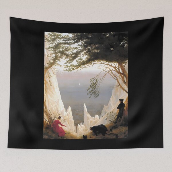 Item preview, Chalk Cliffs Vintage Romanticism Painting designed and sold by oundzcxem96.