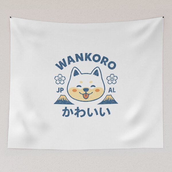 Item preview, Cute Japanese Dog T-Shirt designed and sold by Matinez Pink.