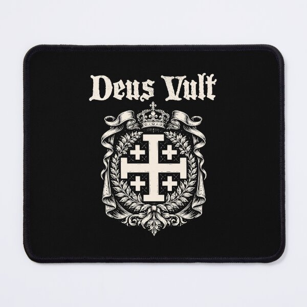 Item preview, Deus Vult Heraldic Medieval Cross designed and sold by MehMerchTees.