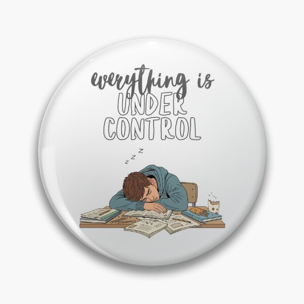 Item preview, Everything Is Under Control Sleeping Man  designed and sold by SilverOutlining.