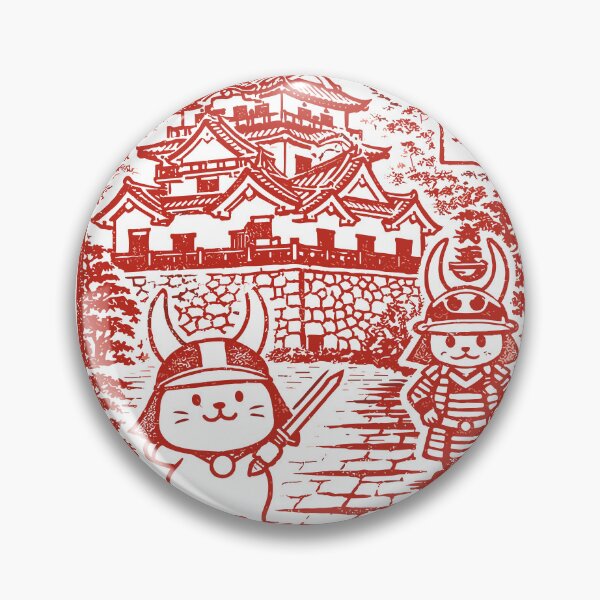 Item preview, Japanese Castle Cat Samurai T-Shirt designed and sold by Matinez Pink.