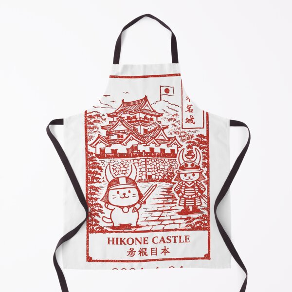 Item preview, Japanese Castle Cat Samurai T-Shirt designed and sold by Matinez Pink.