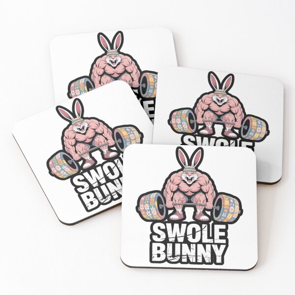 Item preview, Swole Bunny Lifting Egg Weights - Funny Easter Workout designed and sold by 404wearpl.