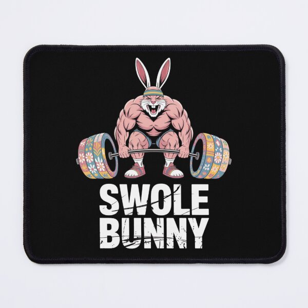 Item preview, Swole Bunny Lifting Egg Weights - Funny Easter Workout designed and sold by 404wearpl.