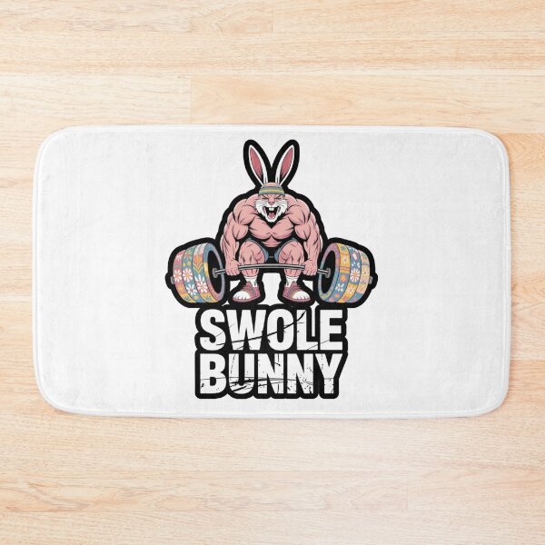 Item preview, Swole Bunny Lifting Egg Weights - Funny Easter Workout designed and sold by 404wearpl.