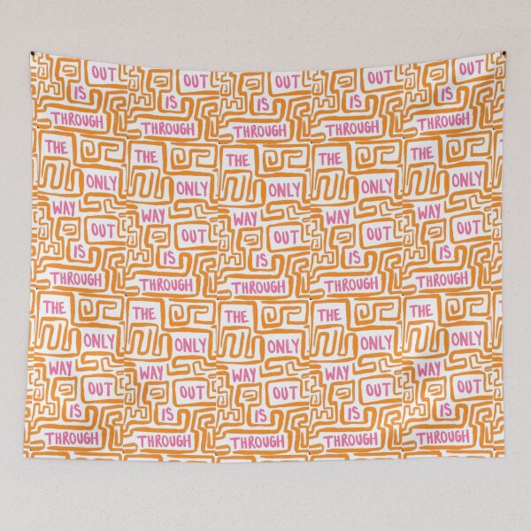 Item preview, the only way out is through designed and sold by indie cottage.
