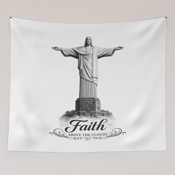 Item preview, Faith above the clouds | Travel Gift | Rio de Janeiro Brazil designed and sold by PRINTING-LAB.