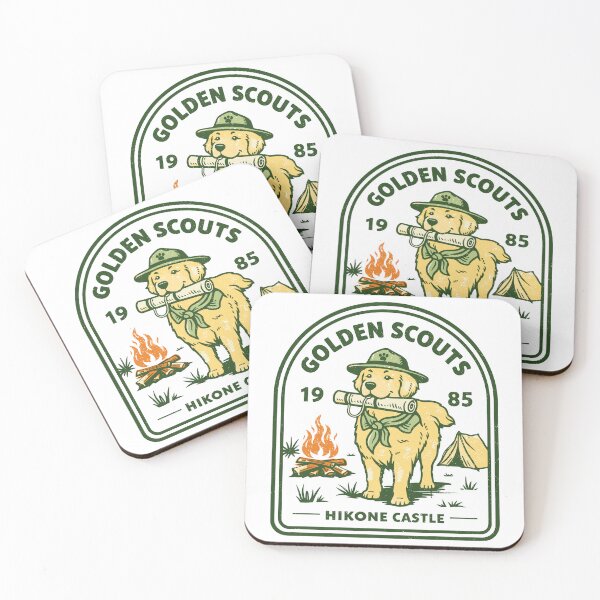 Item preview, Golden Scouts Hiking Adventure T-Shirt designed and sold by Matinez Pink.