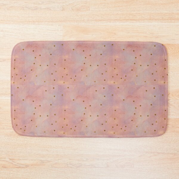 Item preview, Blush Marble Sky with Gold Stars designed and sold by Kritiveemporio.
