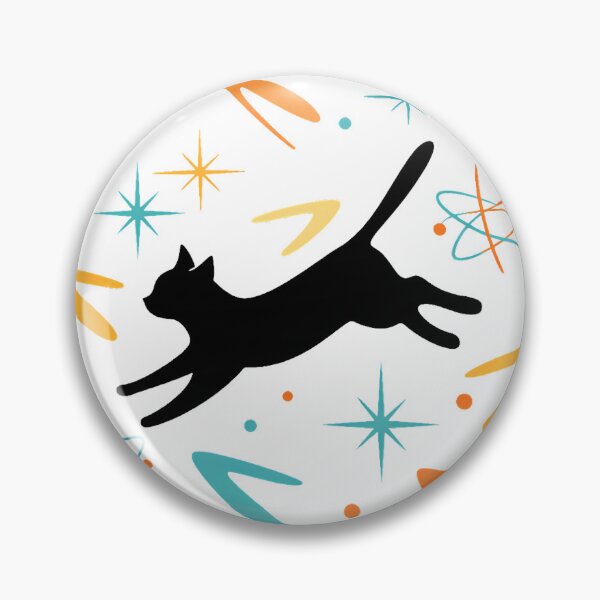 Item preview, Atomic Cat Space Voyage - Mid-Century Modern Retro Pattern designed and sold by Art-Selling.