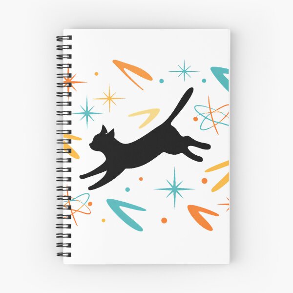 Item preview, Atomic Cat Space Voyage - Mid-Century Modern Retro Pattern designed and sold by Art-Selling.