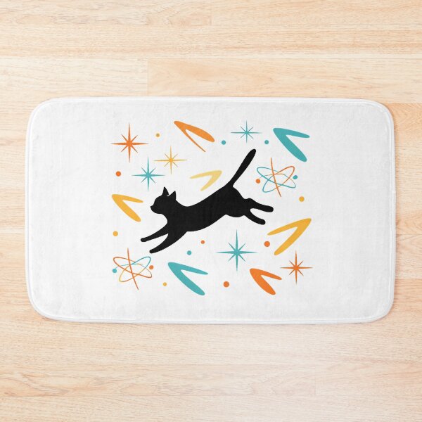 Item preview, Atomic Cat Space Voyage - Mid-Century Modern Retro Pattern designed and sold by Art-Selling.