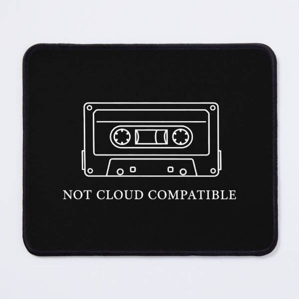 Item preview, Not Cloud Compatible Minimalist Vector 80s Nostalgia designed and sold by SplashTastic.