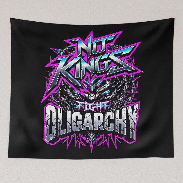 Item preview, No Kings Fight Oligarchy designed and sold by SignumShop.
