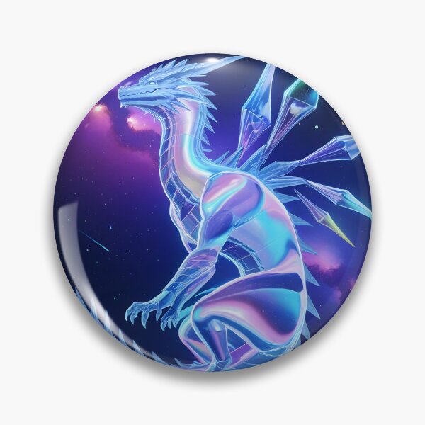 Item preview,  Majestic Frost Crystal Dragon Mythical Ice Beast designed and sold by CrystalVanta.