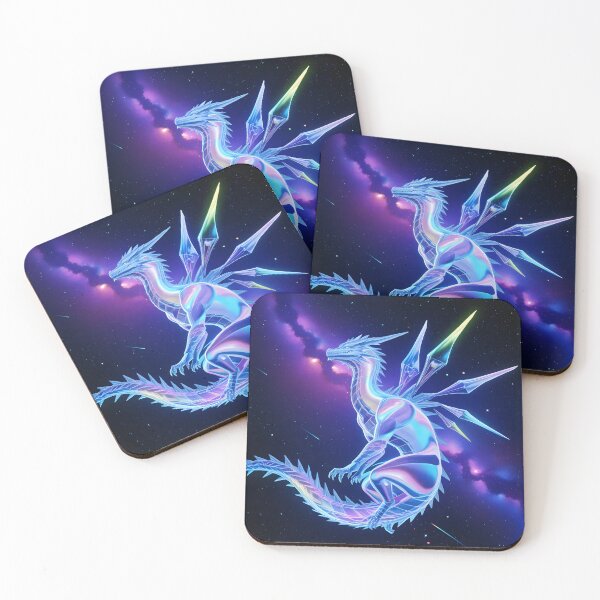 Item preview,  Majestic Frost Crystal Dragon Mythical Ice Beast designed and sold by CrystalVanta.