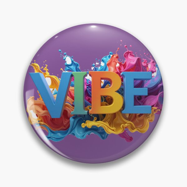 Item preview, Vibe Futuristic 3D Liquid Chrome Bubble Typography Art designed and sold by icemanphotos.
