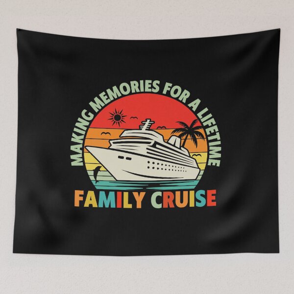 Item preview, Family Cruise – Making Memories For A Lifetime Funny Cruise Vacation Tee designed and sold by Ladys-Gents.
