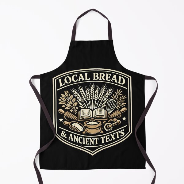 Item preview, Local Bread and Ancient Texts Vintage Emblem Cottagecore designed and sold by SplashTastic.