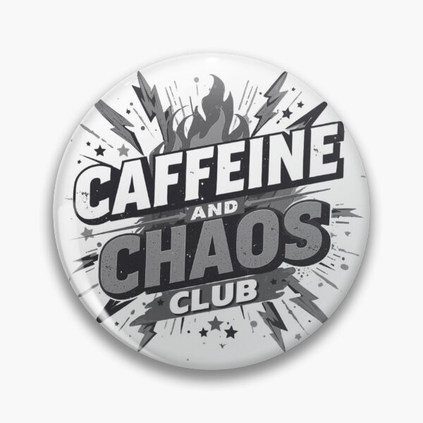 Item preview, Caffeine and Chaos Club designed and sold by Musicdrip.