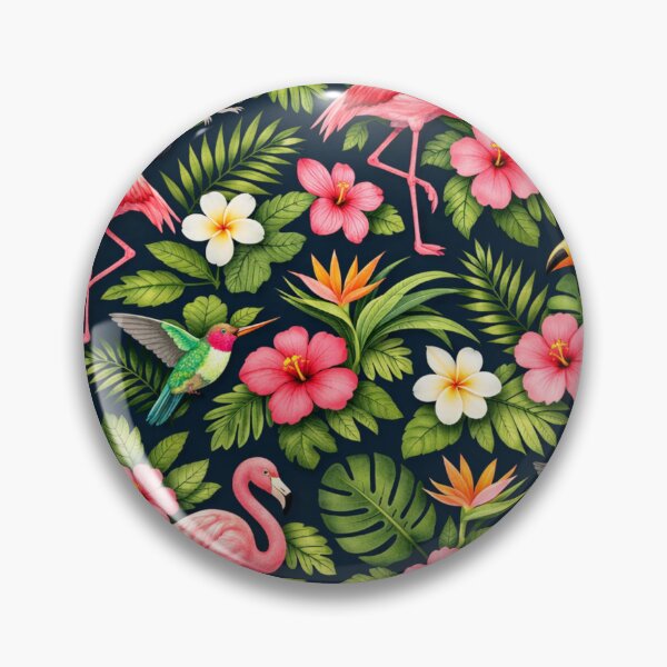 Item preview, Floral design on blue background  designed and sold by Swati's Digital Den.