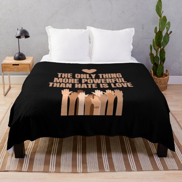 Item preview, the only thing more powerful than hate is love designed and sold by Dondonmart.