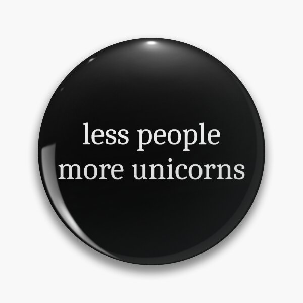 Item preview, Less People More Unicorns designed and sold by Sleepy Cat Design.