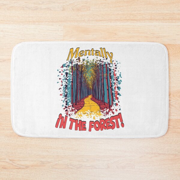 Item preview, Mentally in the Forest – Colorful Pop Art Retro Nature Path designed and sold by TestudoDesign.