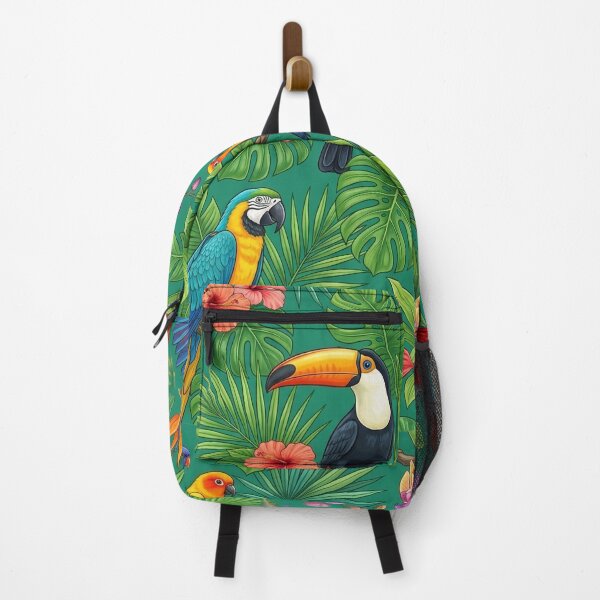 Item preview, Seamless Tropical Pattern | Exotic Birds & Floral Jungle Print | Bright Summer Design designed and sold by OpenDreamArts.