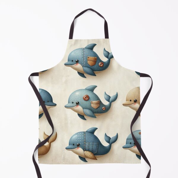 Item preview, Blue Denim Dolphin designed and sold by Vanich-Panich.