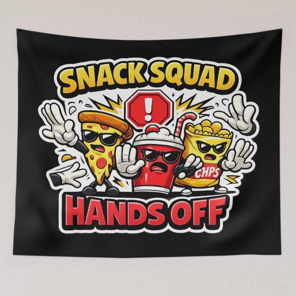 Item preview, SNACK SQUAD – HANDS OFF designed and sold by Timeless Junction.