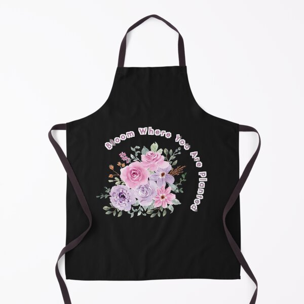 Item preview, Bloom Where You Are Planted Floral Motivational Quote designed and sold by SolutionsArt.