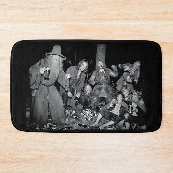 Item preview, LOTR Fellowship Smoking, Funny Lord of the Rings Trail Cam, Fantasy Movie Meme designed and sold by Twindluzz.