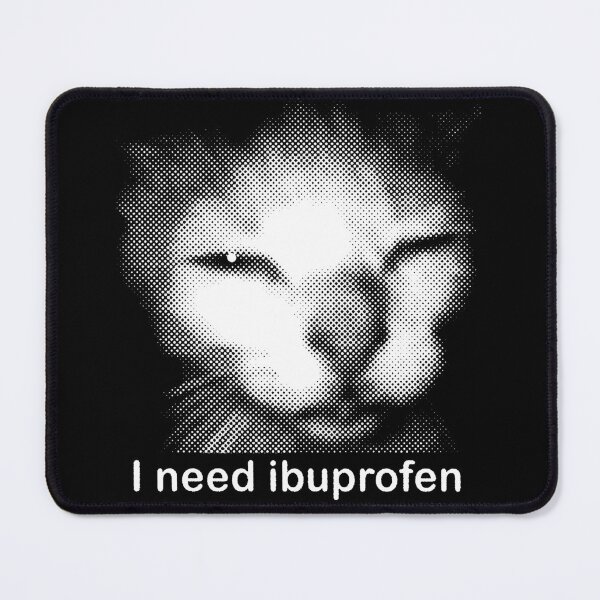Item preview, I need Ibuprofen Funny Vintage Graphic Cat designed and sold by Twindluzz.