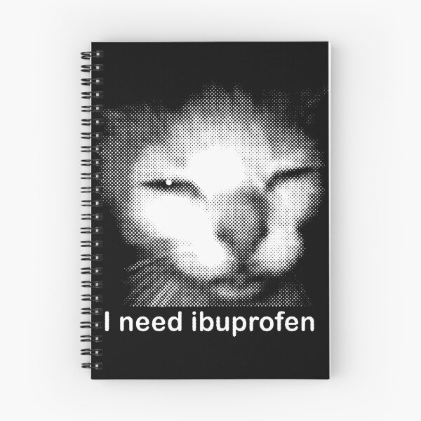 Item preview, I need Ibuprofen Funny Vintage Graphic Cat designed and sold by Twindluzz.