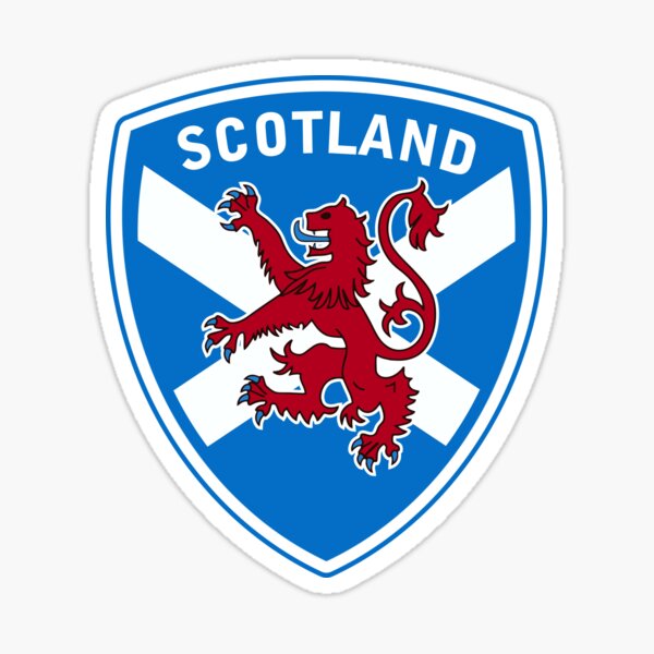 Scottish Lion & flag Sticker