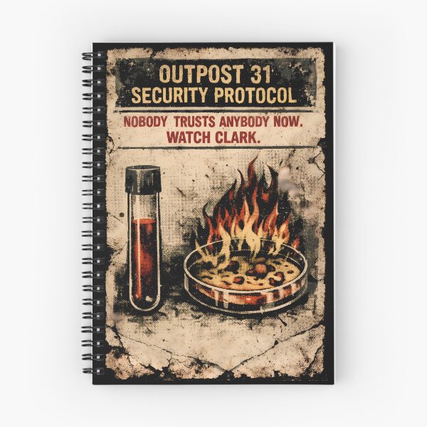 Item preview, Outpost 31 Security Protocol Paranoia Poster designed and sold by agearb.