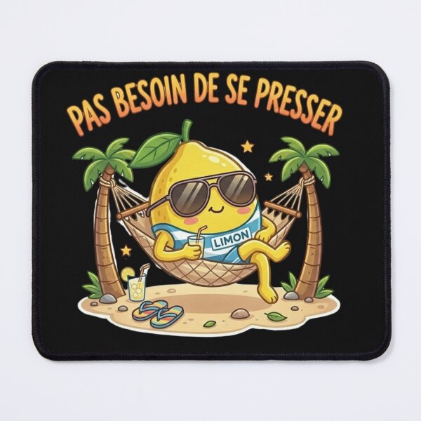 Item preview, Relaxing Lemon - No Need to Rush - Holiday & Relaxation Humor designed and sold by Zeste d'Esprit.